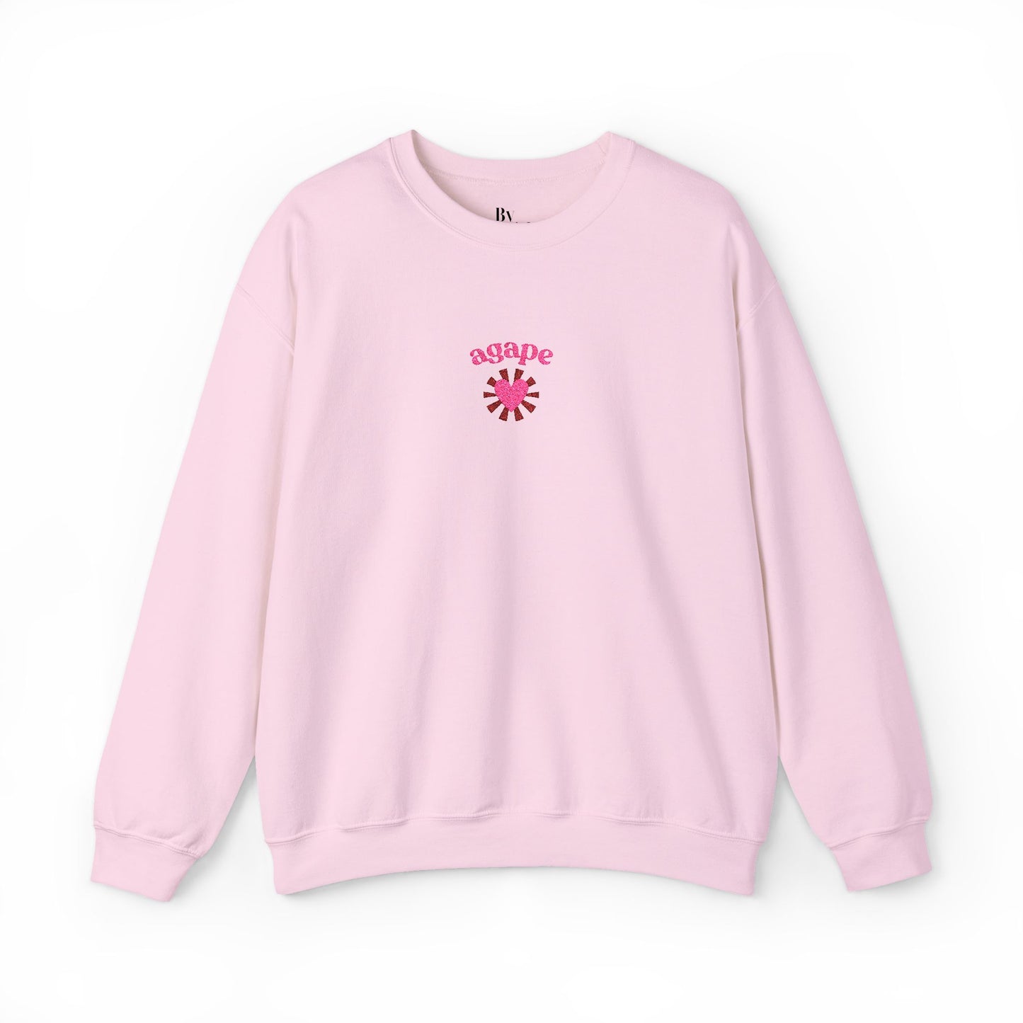 Agape Crewneck - Baby Pink